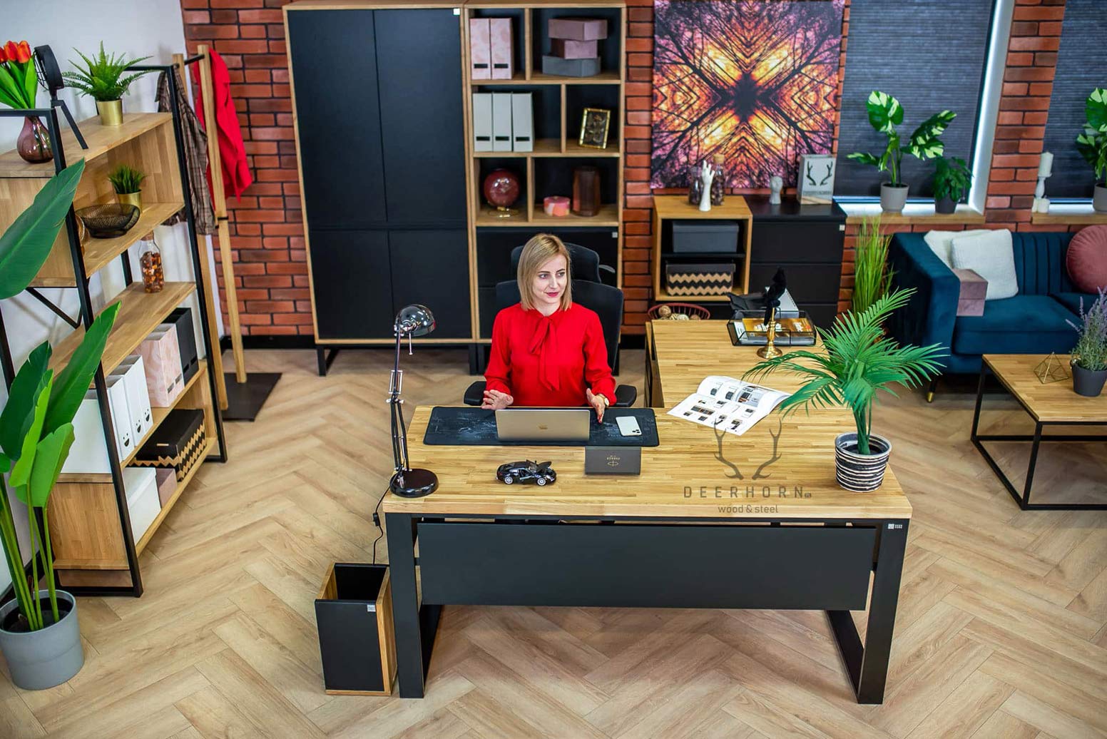 Bureau d'angle Loft Office Plus