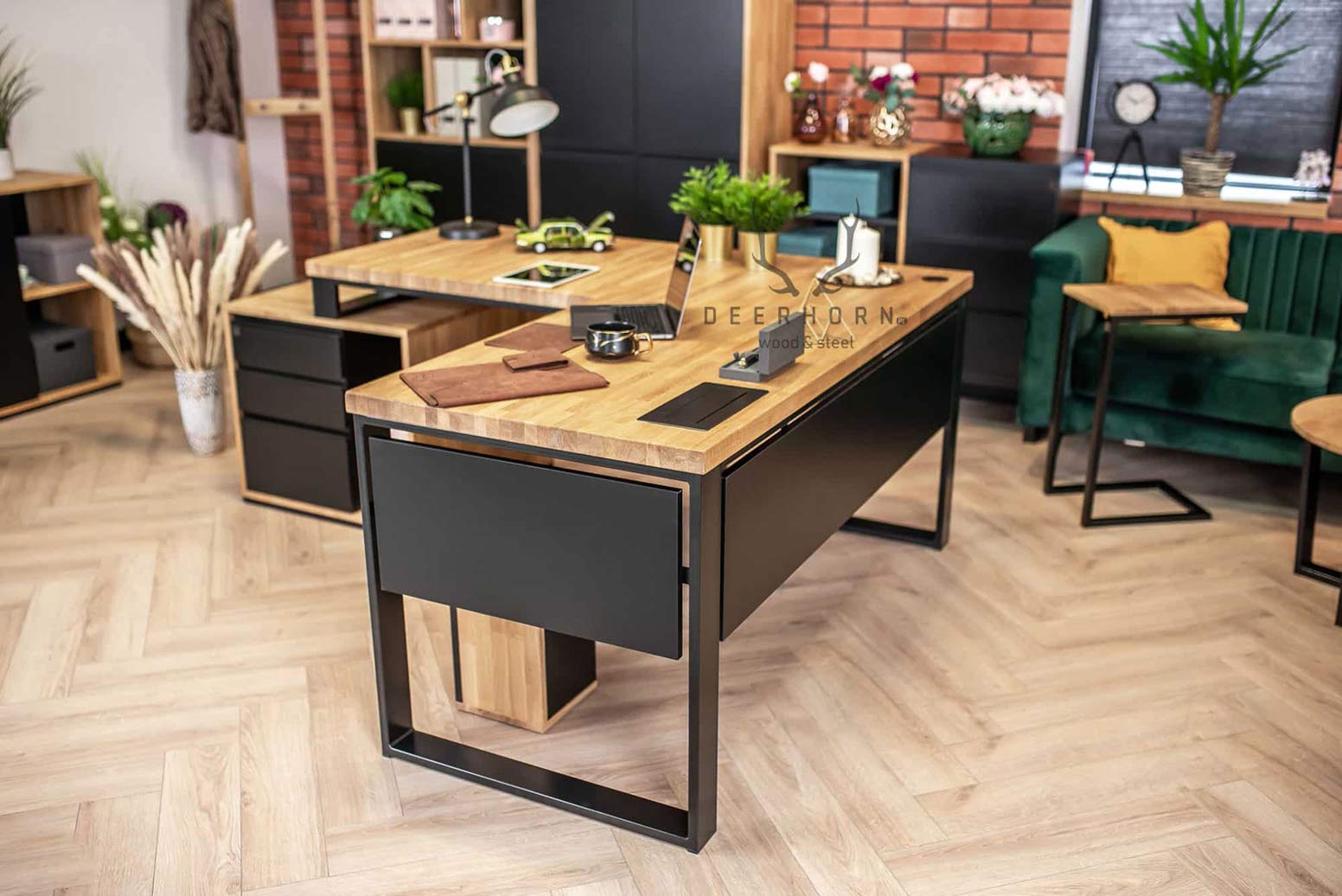 Bureau d'angle Loft Office Plus