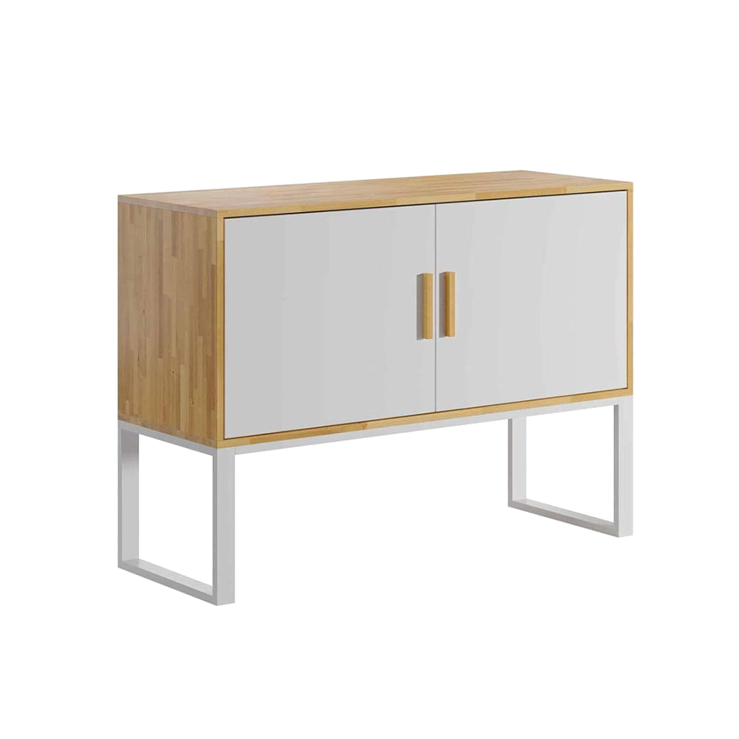 Weißer Aktenschrank für Büro oder Arbeitszimmer