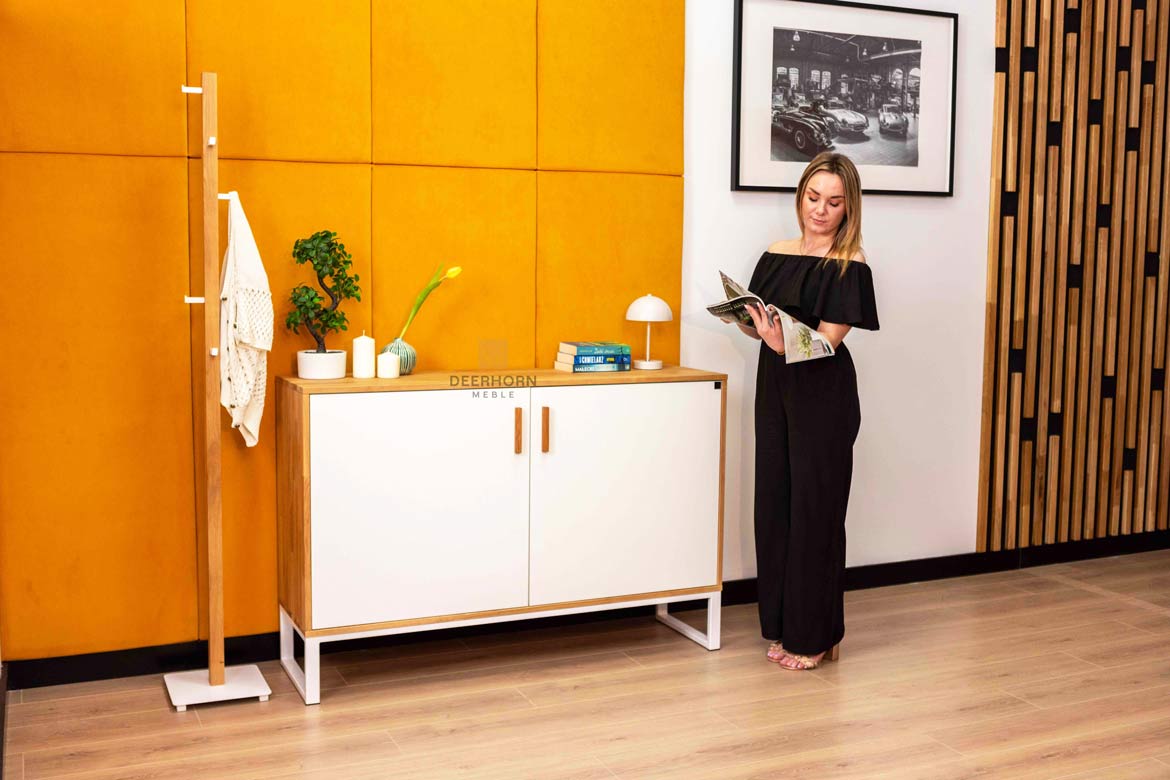 Kommode aus Holz, geräumig mit Einlegeböden für Akten und Dokumente