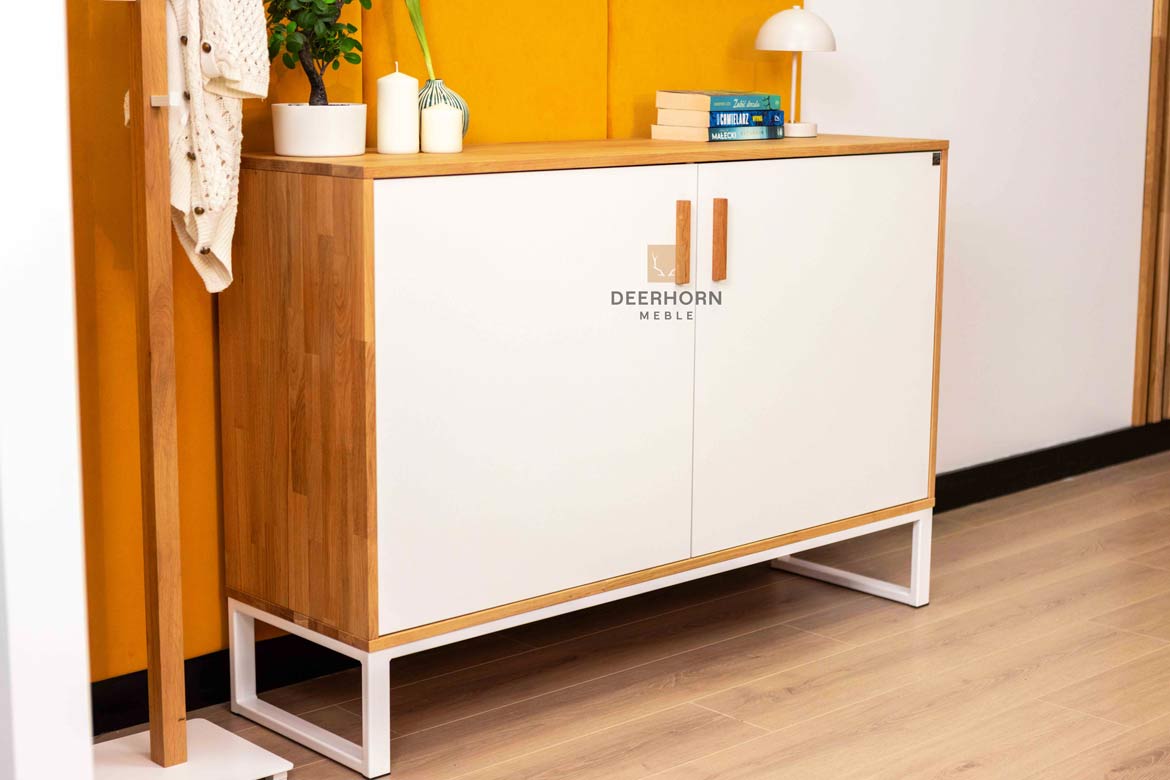 Kommode aus Holz, geräumig mit Einlegeböden für Akten und Dokumente