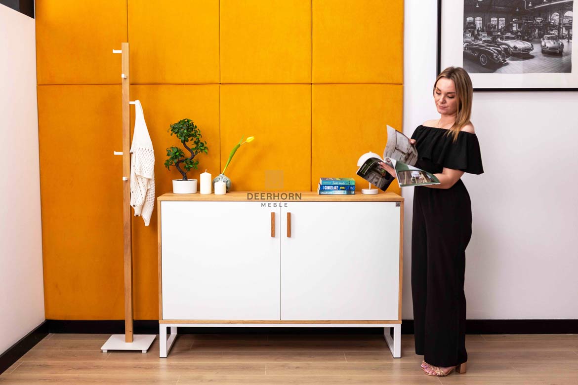 Kommode aus Holz, geräumig mit Einlegeböden für Akten und Dokumente