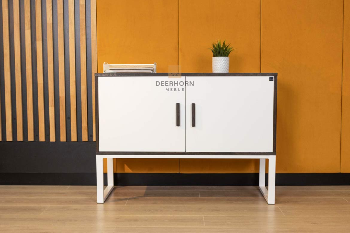 Bürokommode Eiche Ebenholz