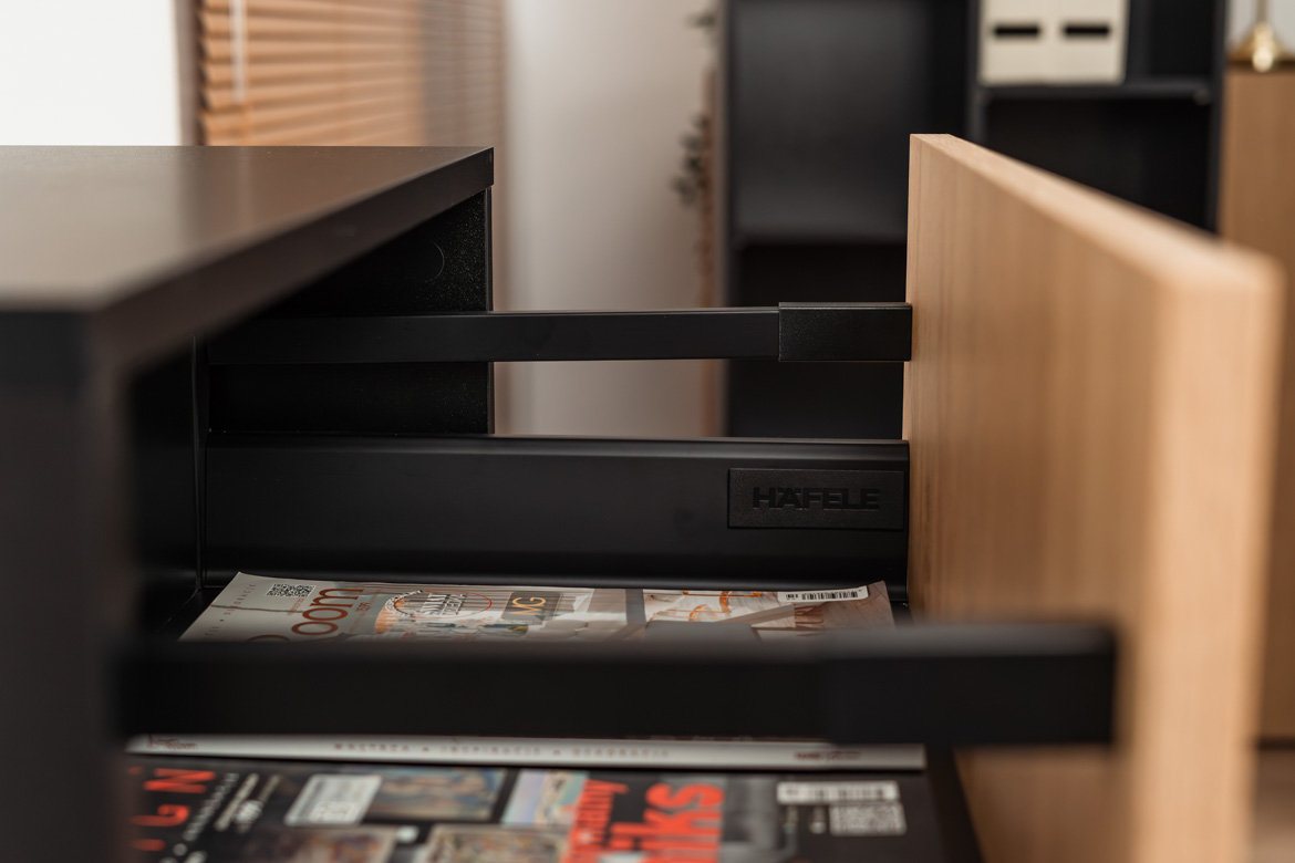 Großer Büro-Aktenschrank 5 Schubladen