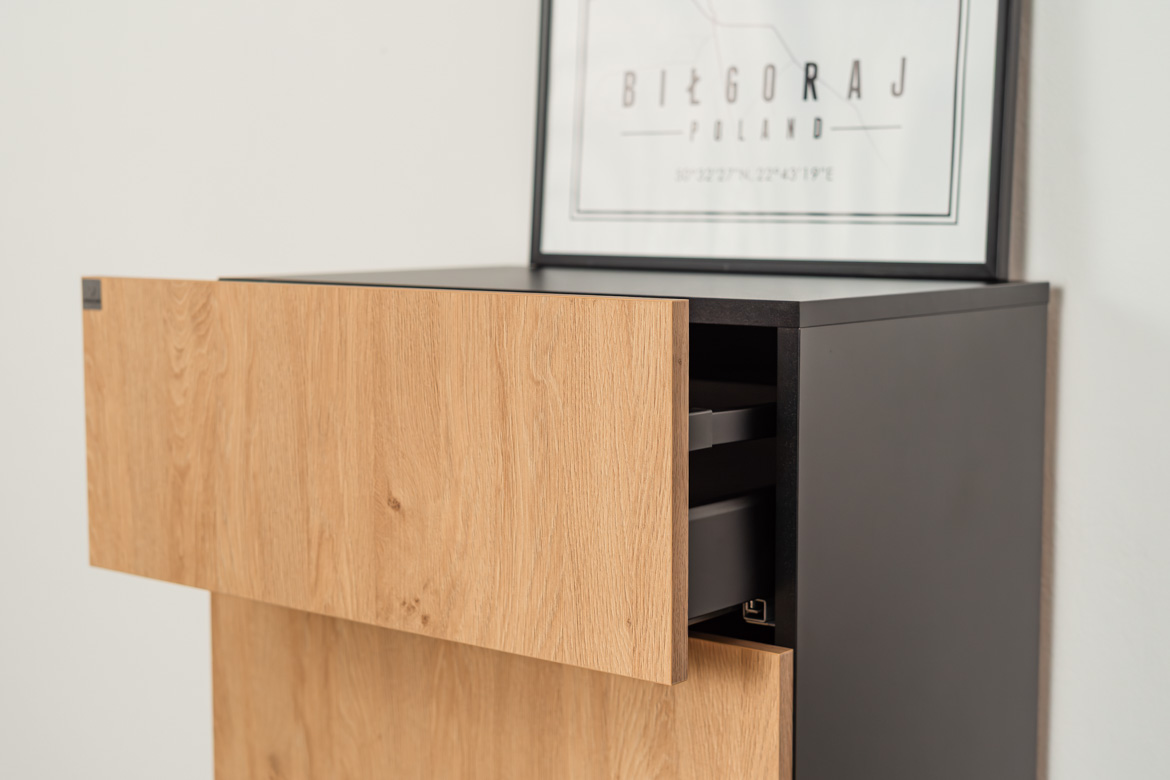 Großer Büro-Aktenschrank 5 Schubladen