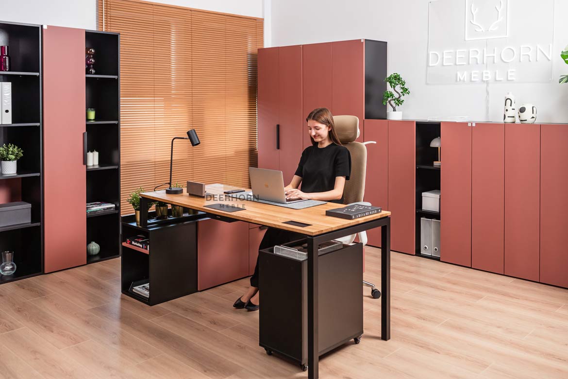 Ein komplettes Set von Möbeln für das Unternehmen