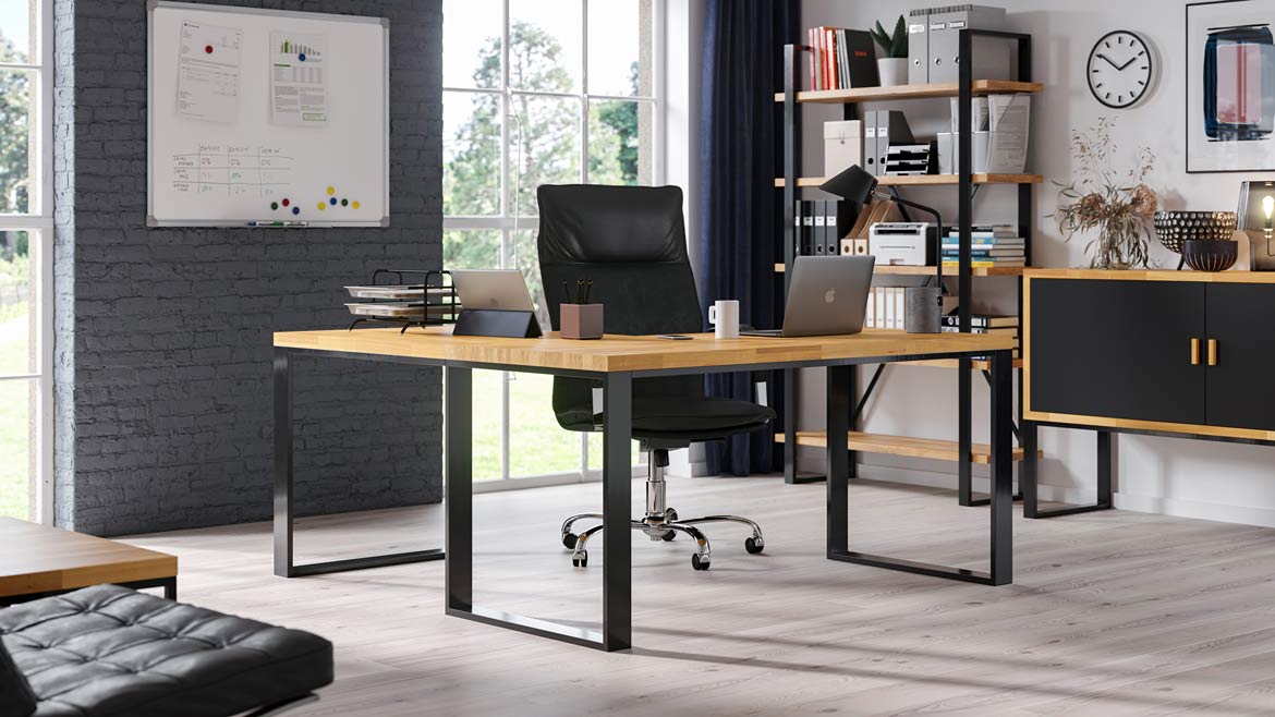 Vorgefertigte Möbel für das Heimbüro