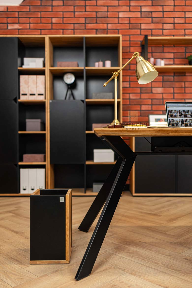 Futur bureau d'angle de style actif