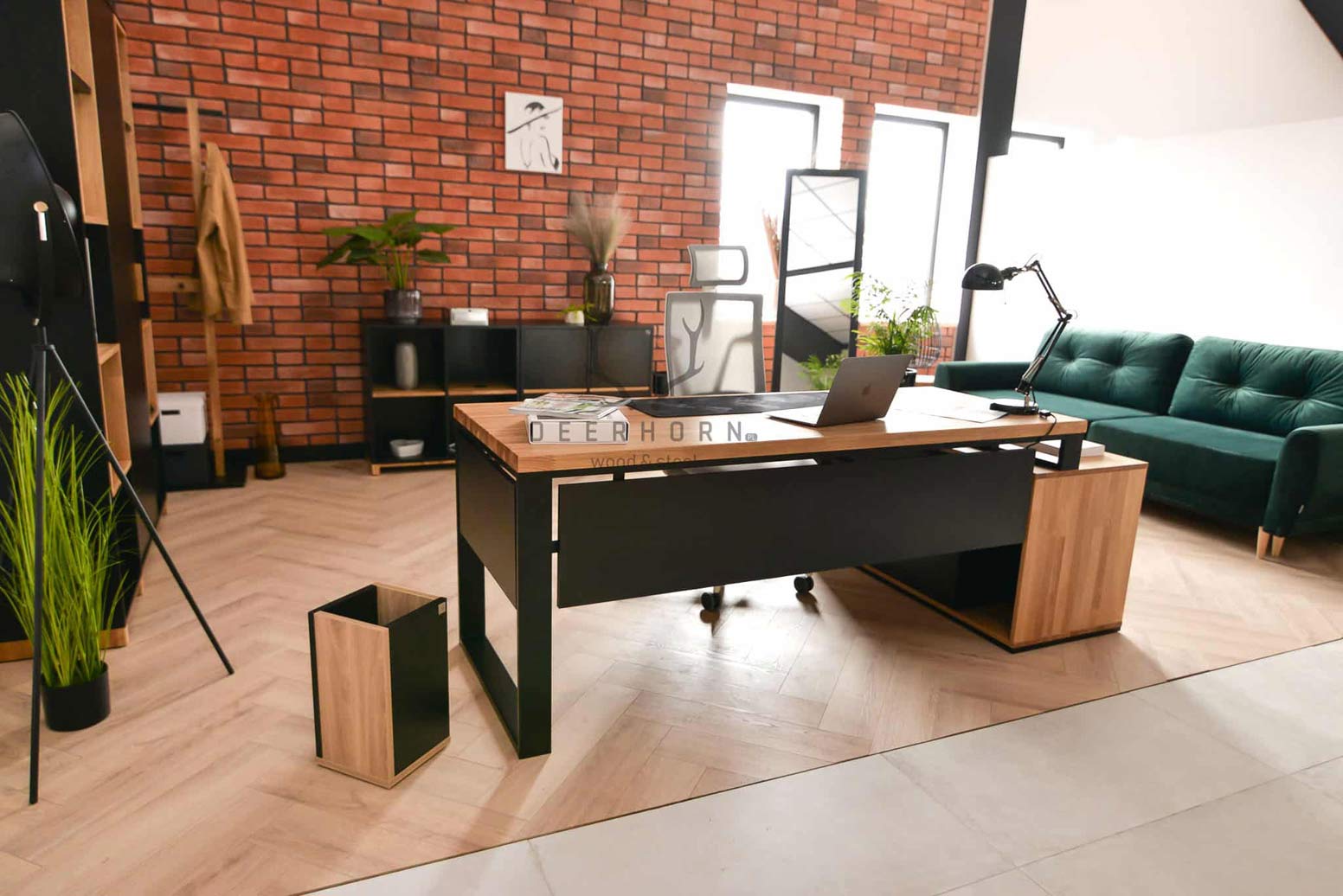 Bureau d'angle pour loft premium plus