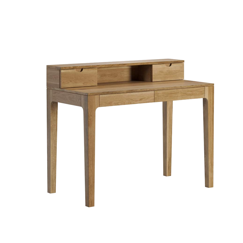 Bureau en bois, secrétaire, coiffeuse Dione plus