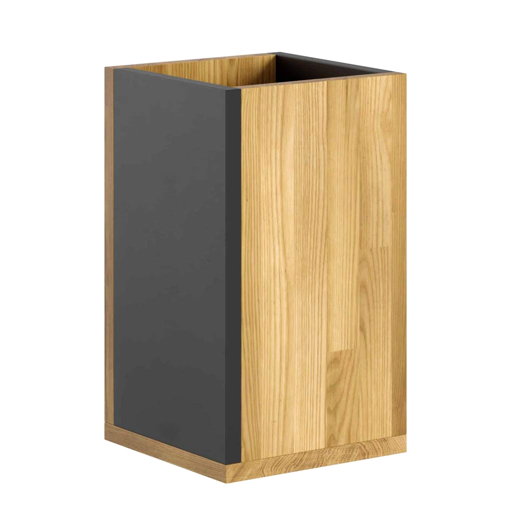 Corbeille à papier en bois pour le bureau