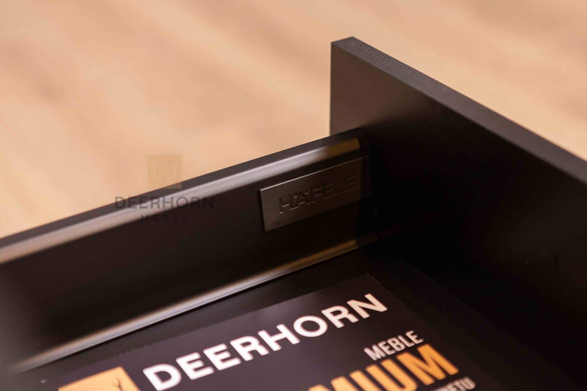 Conteneur mobile noir avec tiroirs Loft Office