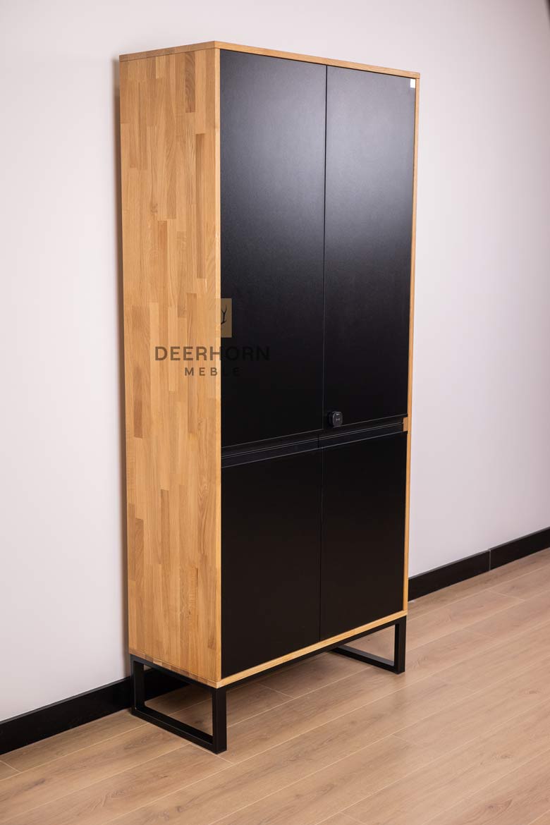 Armoire de bureau, armoire noire de la collection loft office plus