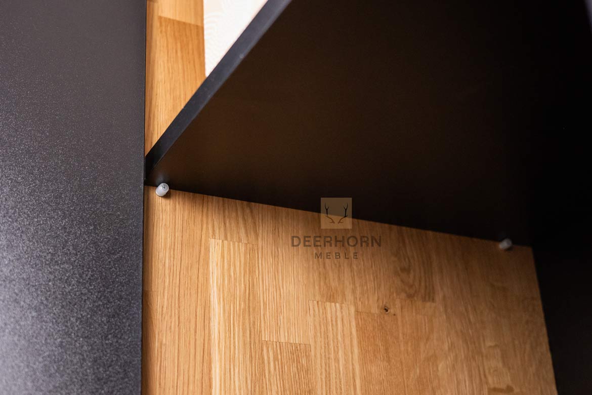 Armoire de bureau, armoire noire de la collection loft office plus