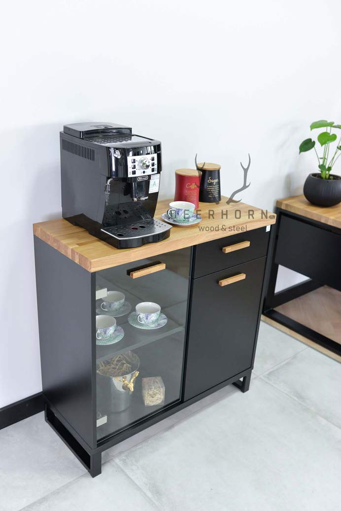 Meuble pour machine à café de bureau