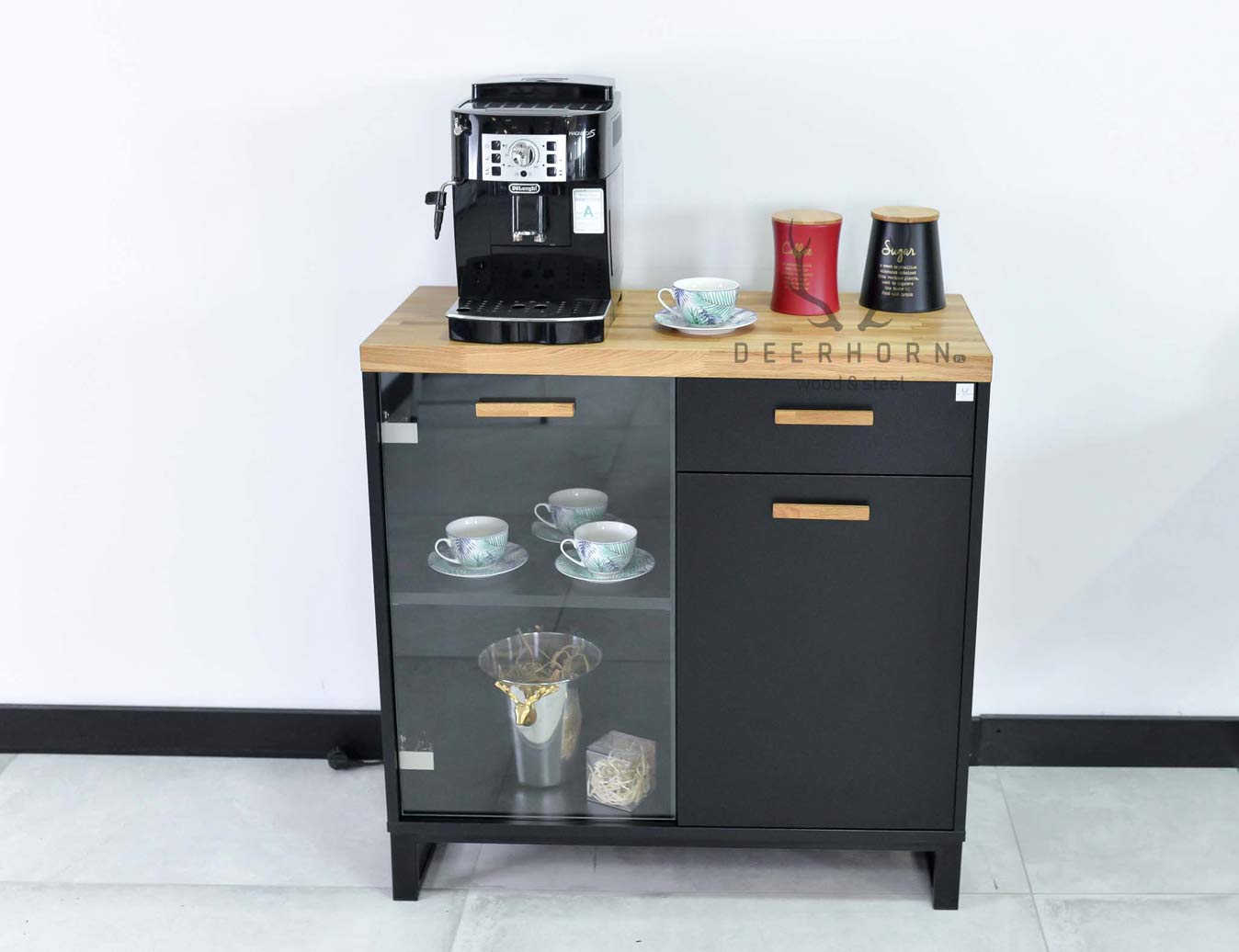 Meuble pour machine à café de bureau