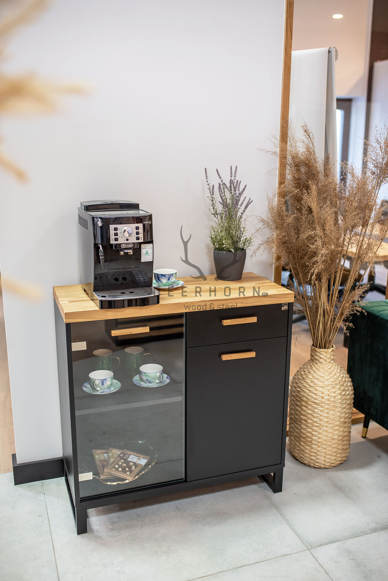 Meuble pour machine à café de bureau