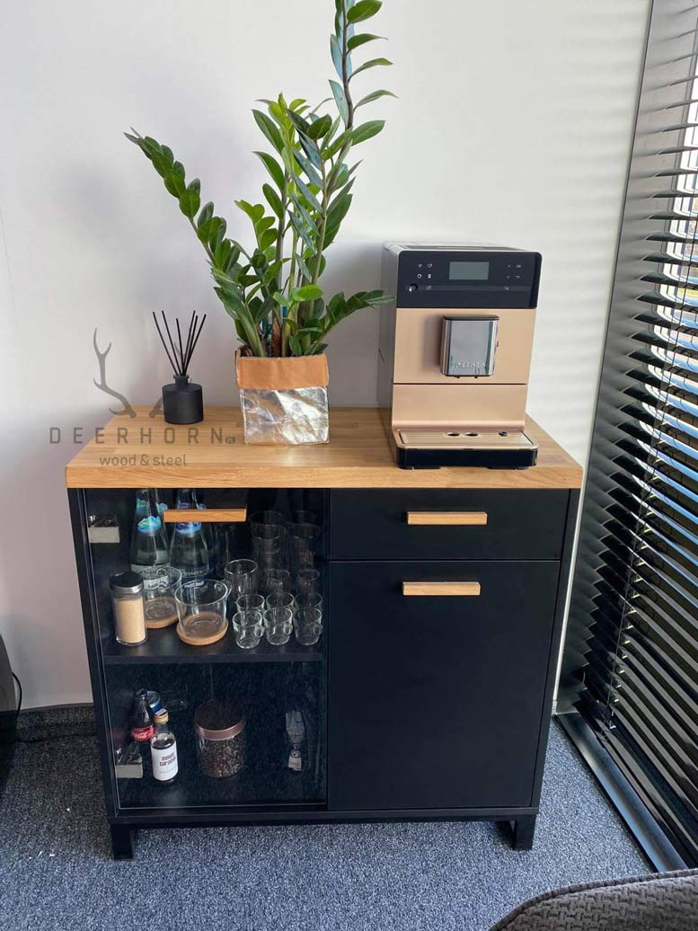 Meuble pour machine à café de bureau