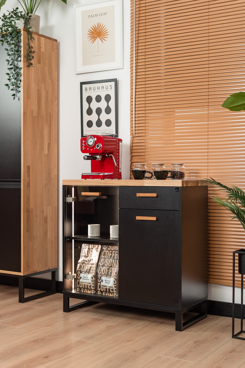 Meuble pour machine à café de bureau