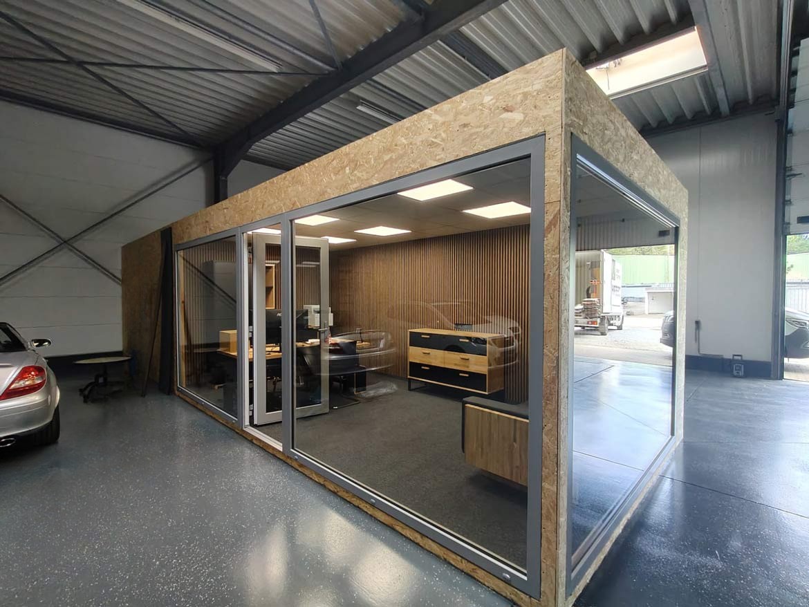 Mobilier pour bureaux modulaires – une nouvelle réalisation en Allemagne
