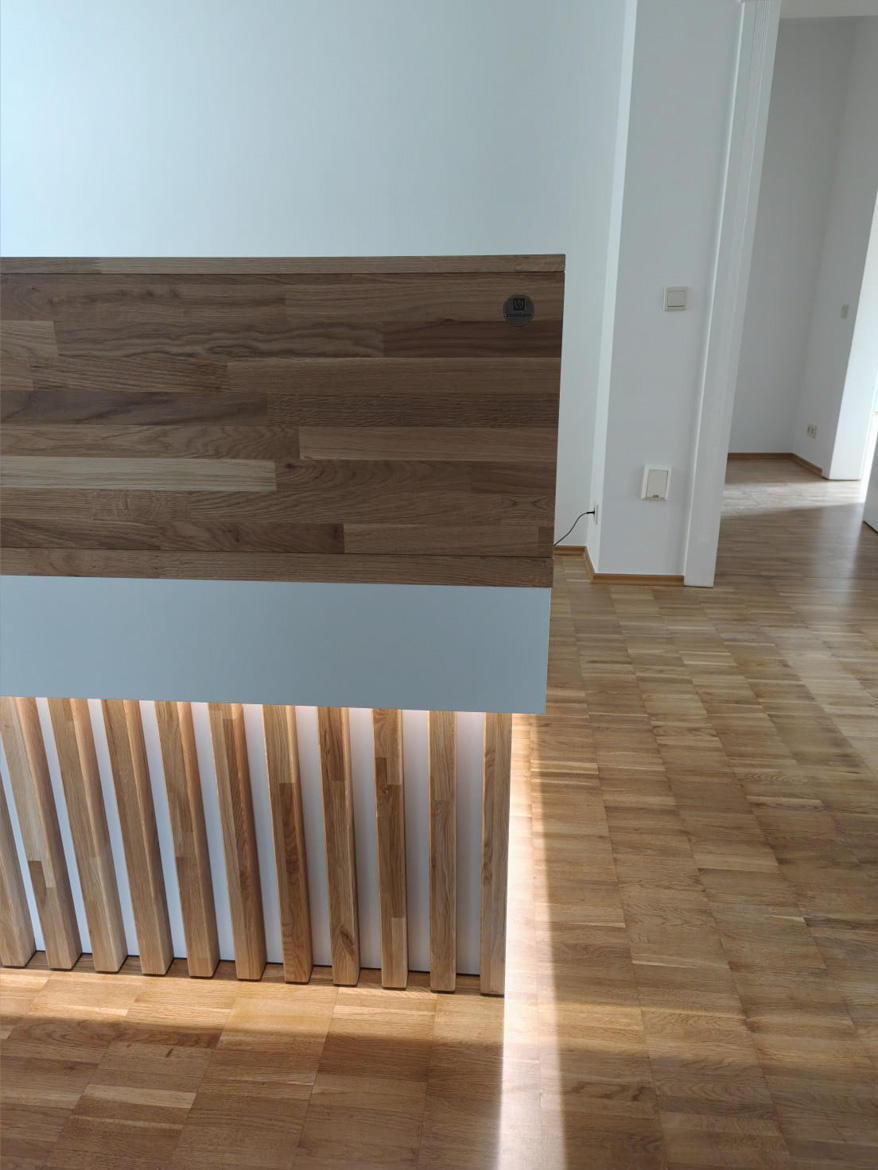Comptoir d'accueil pour un cabinet thérapeutique à Hoya (Allemagne)
