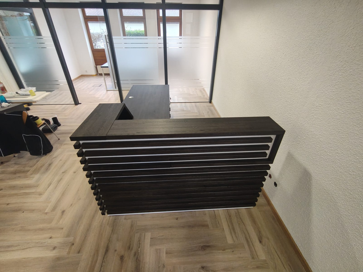 Comptoir d'accueil pour Staudacher & Baganz Immobilien GbR à Bad Waldsee (Allemagne)