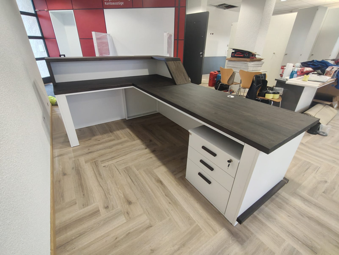 Comptoir d'accueil pour Staudacher & Baganz Immobilien GbR à Bad Waldsee (Allemagne)