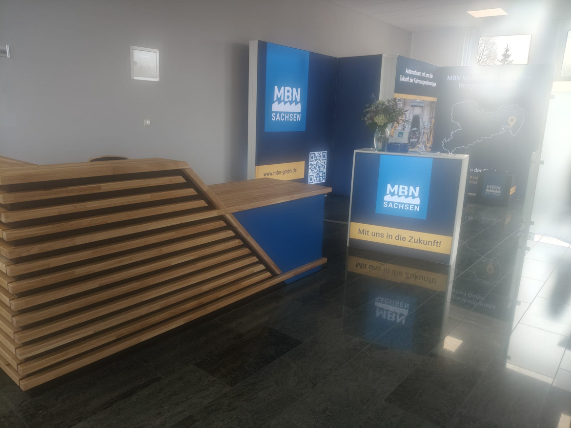 Réception bleue pour MBN Maschinenbaubetriebe Neugersdorf GmbH (Allemagne)